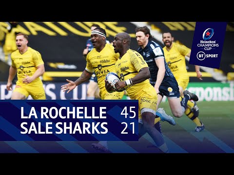 La Rochelle vs Sale Sharks (45-21) | La Rochelle Reach First Semi-Final | Champions Cup Highlights