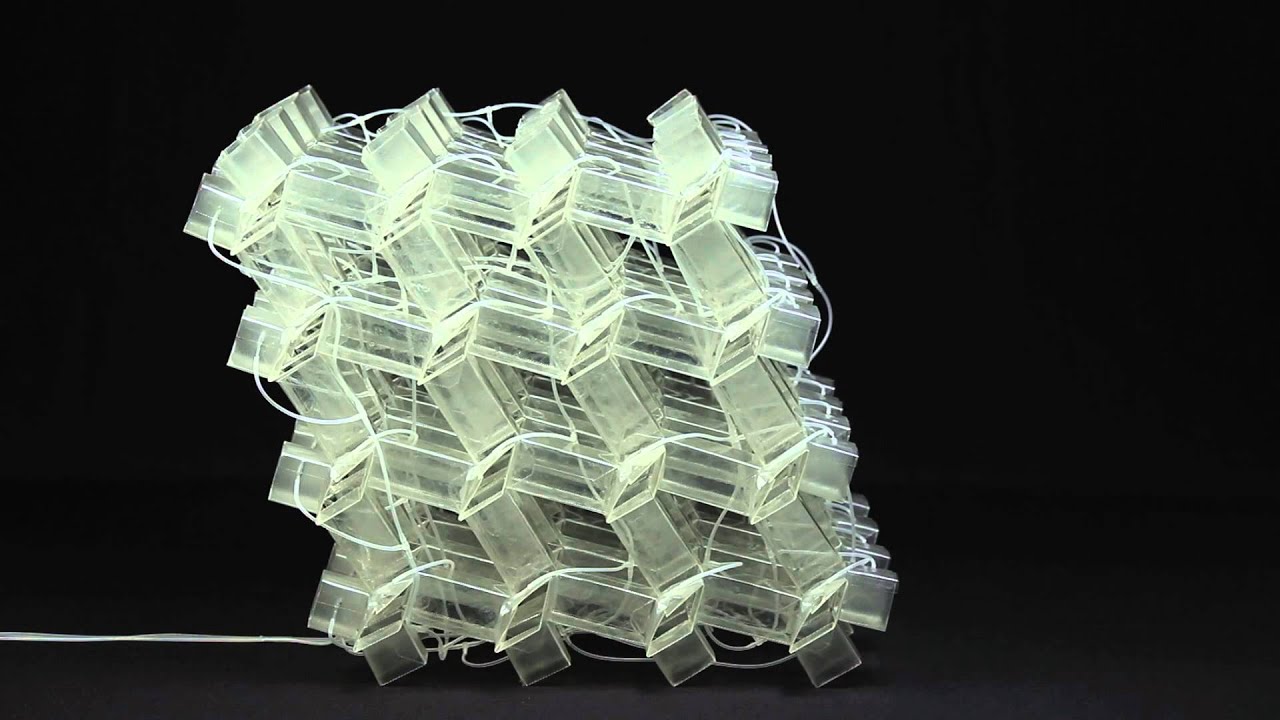 A 3-D Material that Folds, Bends and Shrinks on its Own - YouTube