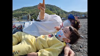 [생후 727일] 여수 할머니집 방문 (처음 바다를 본 로운이)