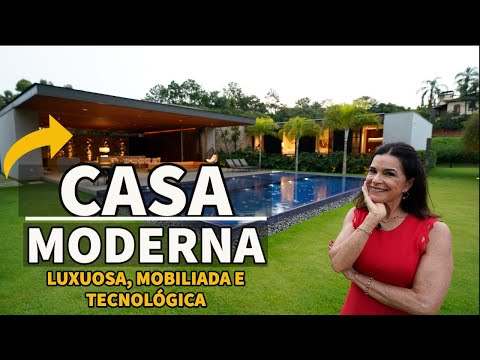 SURPREENDENTE CASA MODERNA DE LUXO, MOBILIADA EM ITU