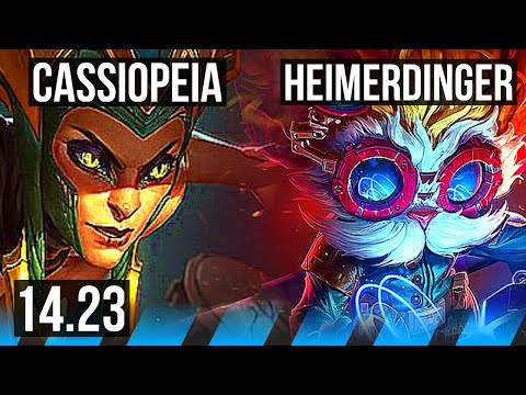 CASSIOPEIA vs HEIMERDINGER (MID) | KR Diamond | 14.23