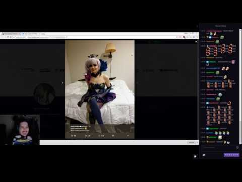 Greekgodx reacts to C9 Sneaky Lux Cosplay with chat and Twitter reply!