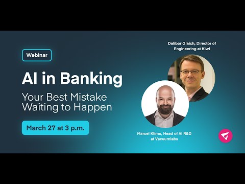 AI in Banking webinar and interview with Dalibor Glaich