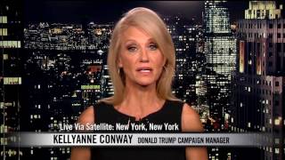 Bill Maher Spars with Trump Campaign Manager Kellyanne Conway | Real Time with Bill Maher (HBO)