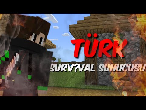 Cumali Bakir -  I ROBLED THE FOUNDER'S HOUSE!!  |  Minecraft PE Turkish Survival Server (MCBE/MCPE)