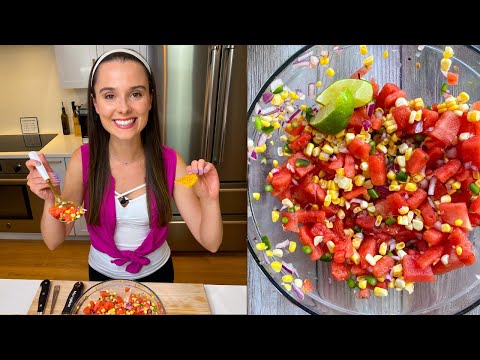 Juicy Watermelon, Corn & Lime Salsa
