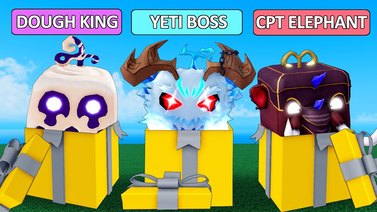 Blox Fruits But Admin Gift Boxes Decide My Powers