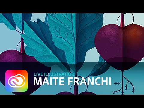 Live Illustration with Maite Franchi - DAY 3/3 | Adobe Creative Cloud