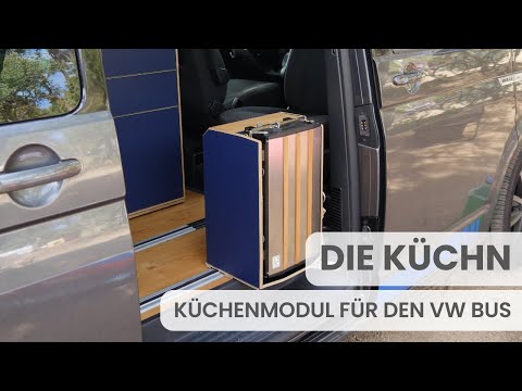 babum Küchn - Küchenmodul für VW Bus Camper Ausbau mit Gaskocher und Wassertank - T5, T6, T6.1