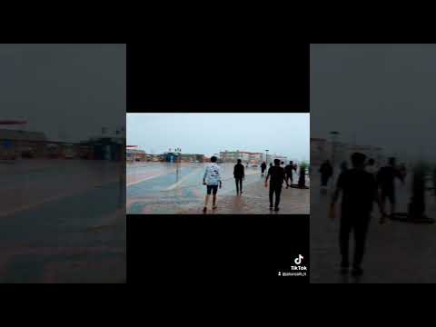 Seaside enjoying in raining  #viral #shorts #youtubeshort