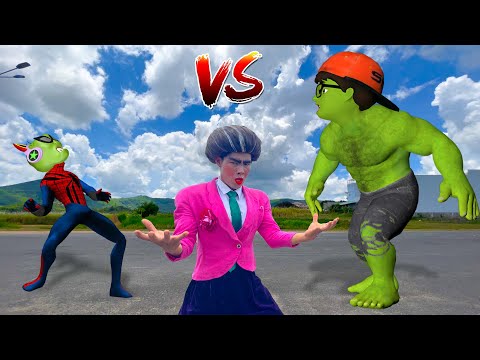 NickHulk vs Giant Zombie | Scary Teacher 3D Nick and Tani, Hello Neighbor & Francis In Real Life