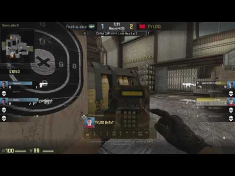 BnTeT 1v2 vs Fnatic Academy Cache [ China Cup 2017 ]