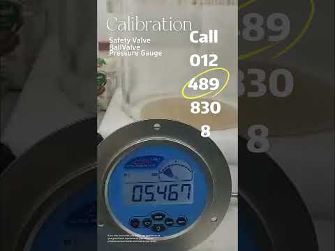 Calibration Test for Safety Valve, Pressure Gauge , Ball Valve
