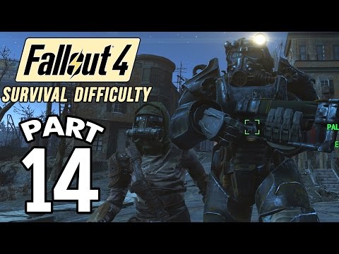 Fallout 4 Survival Difficulty SNIPER Walkthrough - Part 14 Sniping Super Mutants 1080p 60FPS