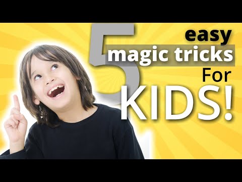 Learn 5 Easy Magic Tricks for Kids - Transform, Vanish, Suspend, and More #easymagictricksforkids