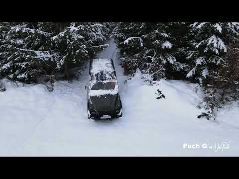 Puch G im schnee - Spritztour im Schnee mit der alten G-Klasse (Wolf)