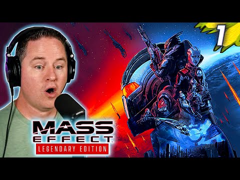FIRST TIME Playing Mass Effect! | Lets Play Mass Effect [Part 1]