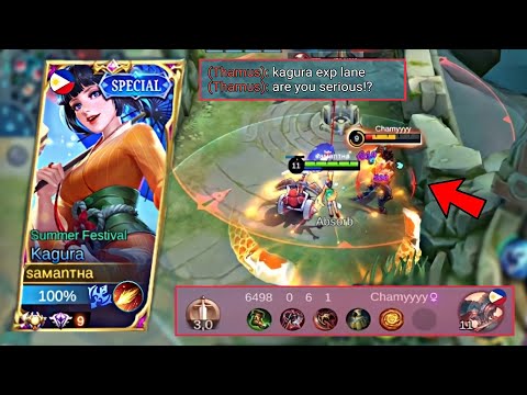 LEARN HOW TO COUNTER LIFESTEALER FIGHTERS IN EXP LANE! | KAGURA vs THAMUS | MLBB