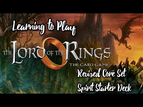 LOTR LCG Learning to Play Revised Core Set Spirit Starter Deck