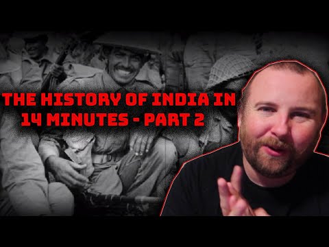 THE HISTORY OF INDIA in 14 Minutes - Part 2 REACTION!!