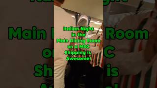 MSC Cruises Italian Night is Great #travel #restaurantreview #msc #cruise #shorts