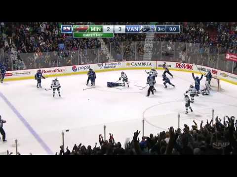 Canucks vs Wild finish