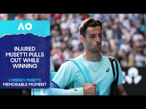 Lorenzo Musetti Retires Against Novak Djokovic | Australian Open 2026
