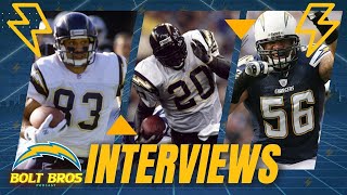 Charger Player Interviews at CBF Bash | Bolt Bros | LA Chargers