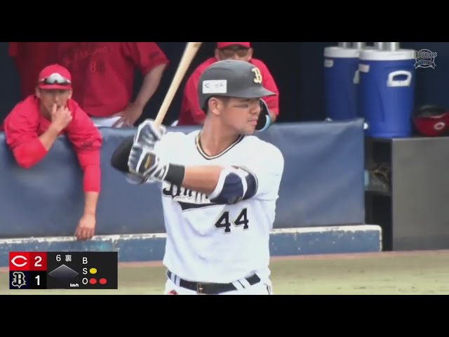 【ファーム】バファローズ・頓宮裕真 試合を振り出しに戻すソロホームランを放つ!!  2024年5月23日 オリックス・バファローズ 対 広島東洋カープ