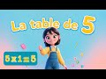 La Table De 5 ️ Apprendre La Multiplication Par 5 En Chanson