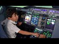 6-Year-Old Genius Kid Becomes Etihad Airways Pilot for a Day