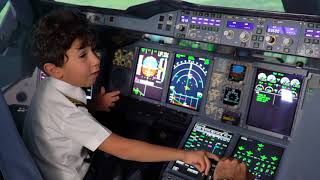 6-Year-Old Genius Kid Becomes Etihad Airways Pilot