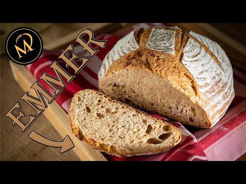 Emmer Dinkel Anno Brot mit Getreide von "Anno dazumal"