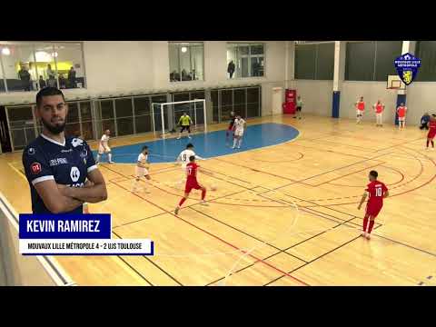 [D1 Futsal - J15] Mouvaux Lille Métropole vs UJS Toulouse - Résumé des buts