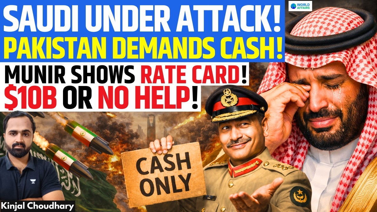 Asim Munir Betrays MBS! Pakistan Demands $10B Before Helping Saudi vs Iran | Kinjal