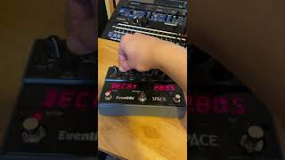 Euphoric pad with Eventide Space Reverb unit