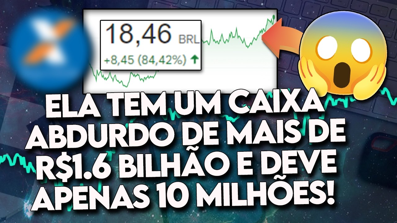 10 AÇÕES com muito MAIS CAIXA do que DÍVIDAS! (A MAIORIA NINGUÉM CONHECE!) - TOP 10