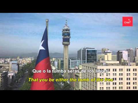 Himno Nacional de Chile Cantado (Eng Sub)