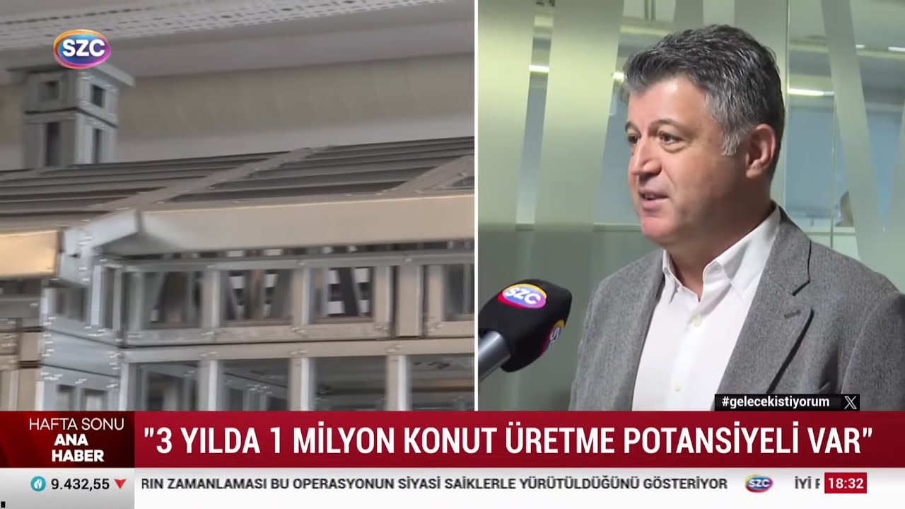 Kentsel Dönüşümde Yeni Alternatif: Modüler Çelik Yapılar | Melih Şimşek | SZC TV Ana Haber