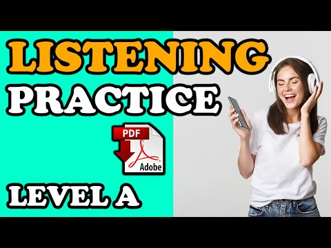 Listen and Answer + pdf - A Level Listening Exercise - Easy English Lesson