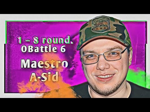 Путь Maestro A-Sid'а на 6-ом Официальном MC-баттле (1–8 раунд)