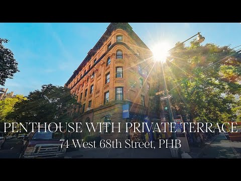 Upper West Side Penthouse for Rent - 74 West 68th St PHB