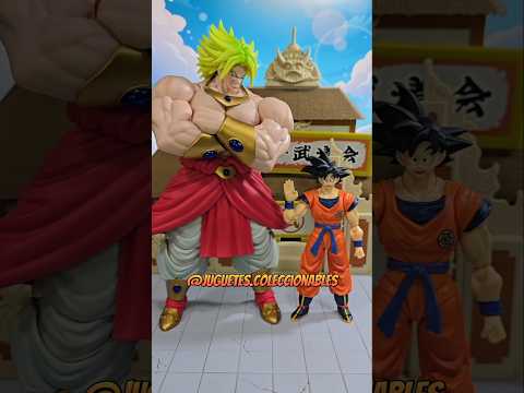 Broly comparing sizes with Goku and many more #goku #broly #shfiguarts #dragonball #dbz #dbs