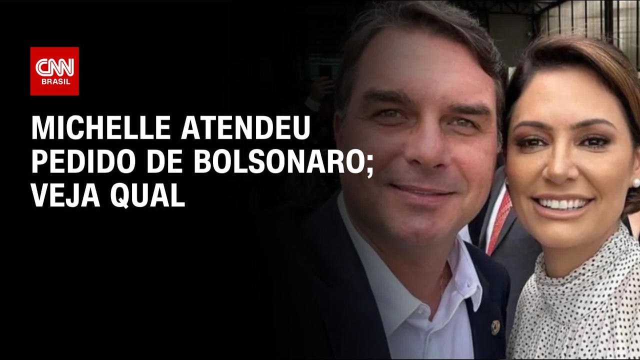 Michelle atende pedido de Bolsonaro ao gravar vídeo com Flávio | BASTIDORES CNN