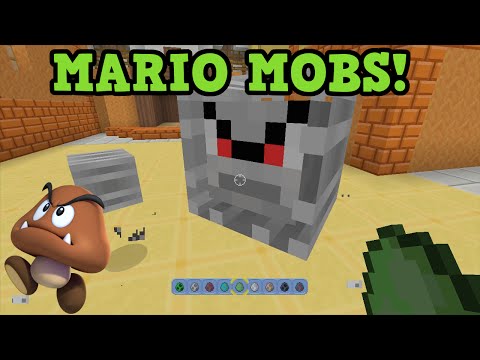 ALL Mario Mobs In Minecraft Wii U (& Skins)