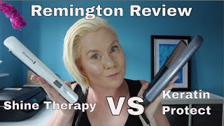 Remington Keratin Protect unboxing vs Remington Shine Therapy