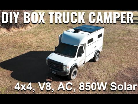 Ultimate Overland Expedition Vehicle? Full Tour | 4x4 Ford E350 Box Truck Conversion
