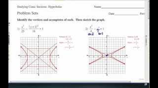 How to Study Conic Sections: Problem Set #4