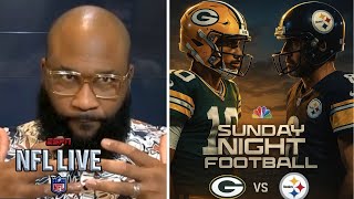 NFL LIVE | Aaron Rodgers is QB world despises - Marcus Spears on how Steelers defense beat Packers