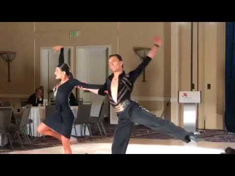 Evgeniy and Maria dancing at California Classic